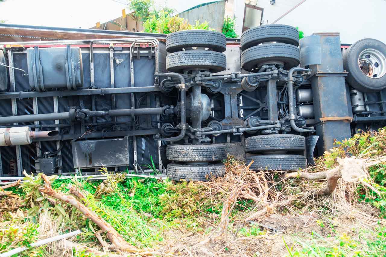 大型トラックの事故